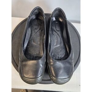 Keen Women's Ballet Flats 9 Black Comfort Leather Sustainable Gorpcore Shoes